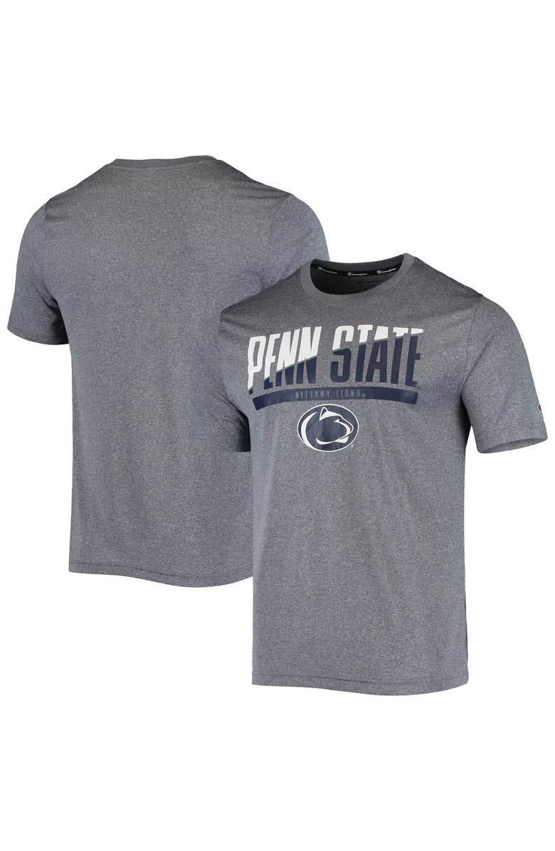 Champion Men's Champion Gray Penn State Nittany Lions Wordmark Slash T-Shirt, Alternate, color, 