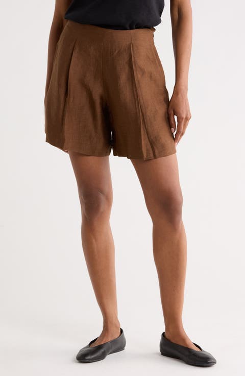 Hadleigh Linen Blend Shorts
