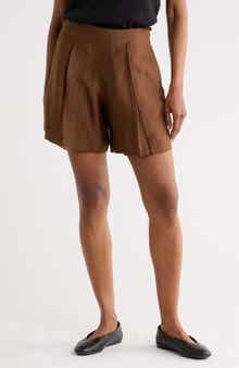 Hadleigh Linen Blend Shorts