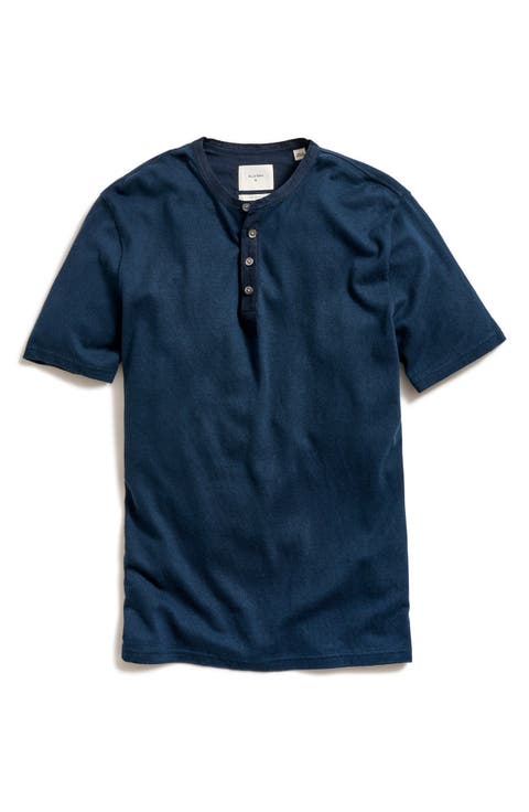 Short Sleeve Hemp & Cotton Henley