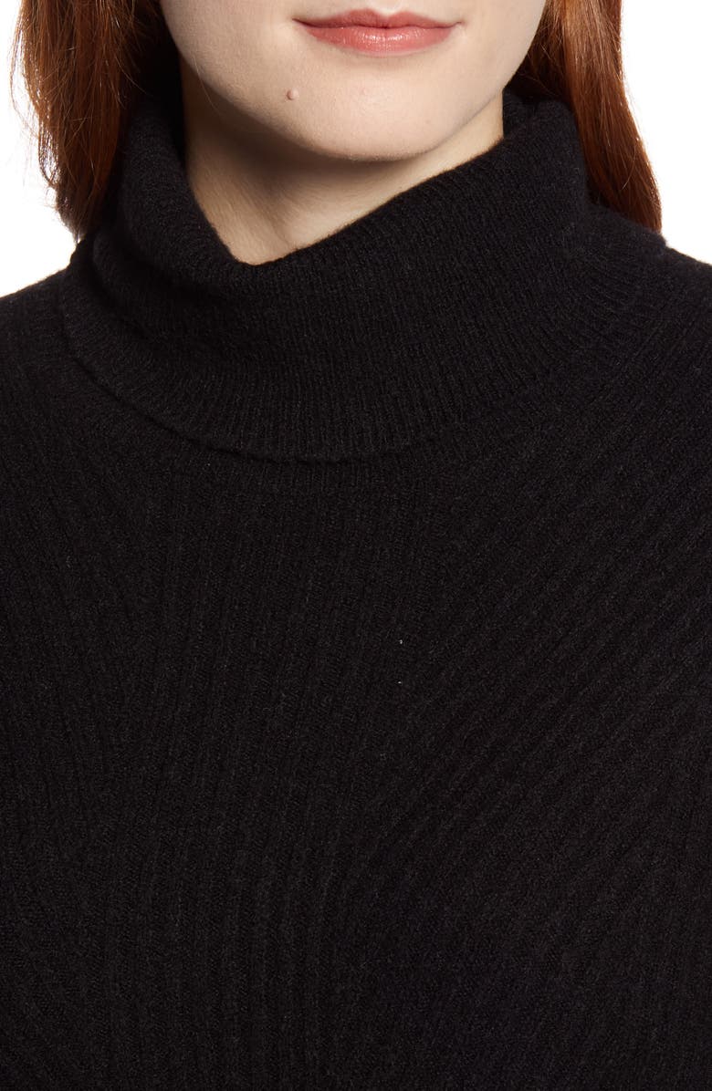 Caslon<sup>®</sup> Textured Turtleneck Sweater, Alternate, color,