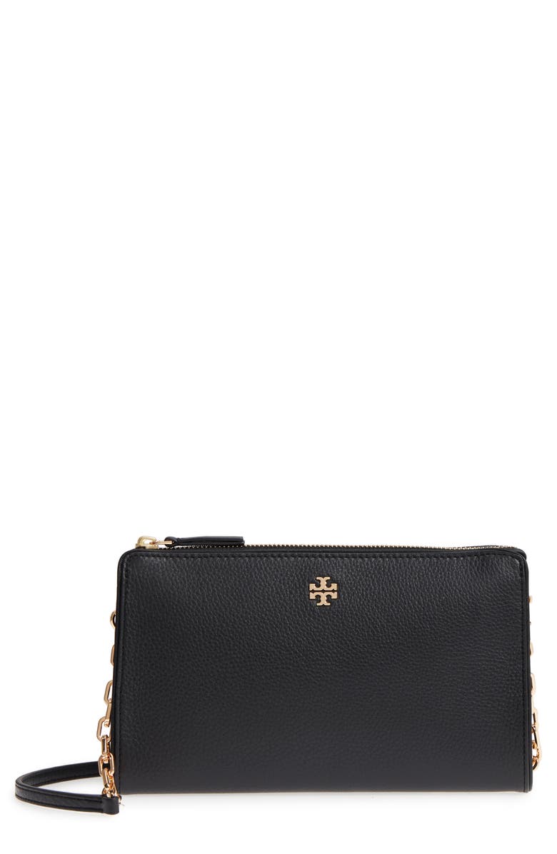 Tory Burch Marsden Leather Wallet Crossbody Bag, Main, color, 