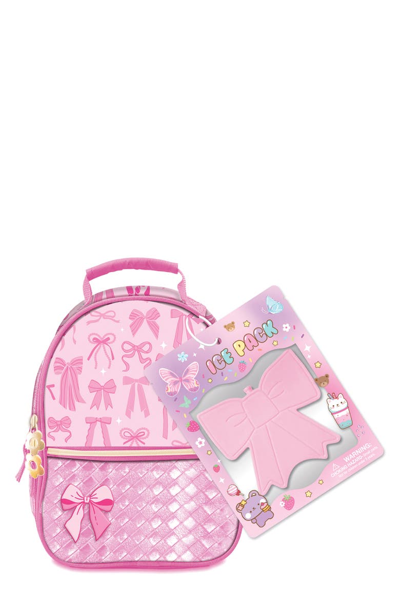 Insulated Lunch Bag, Main, color, PINK MULTI
