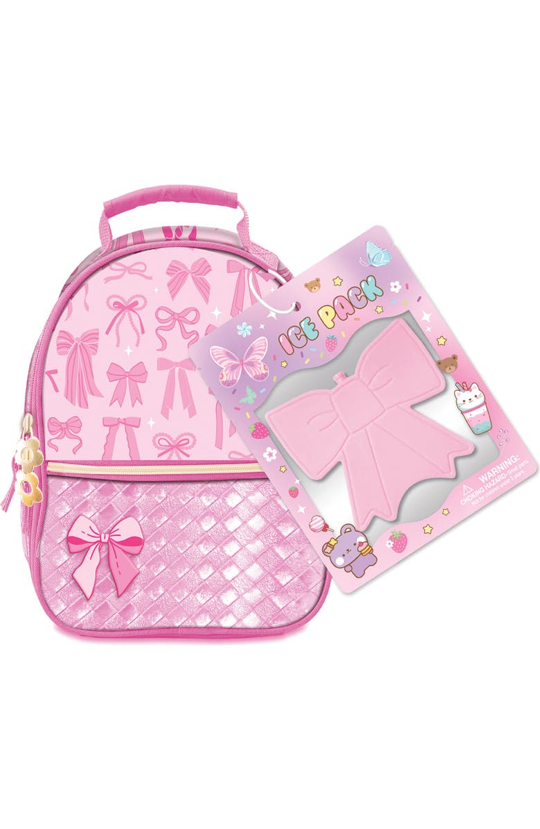 HOT FOCUS Insulated Lunch Bag, Main, color, Pink Multi