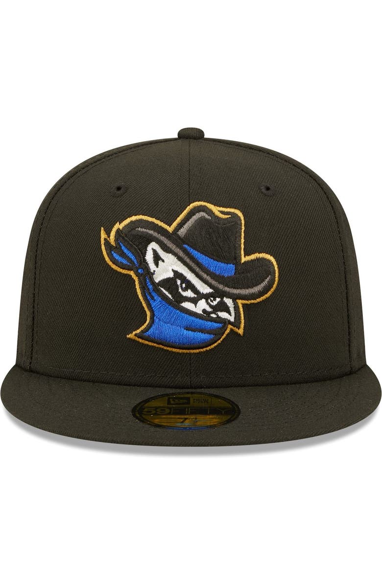 New Era Men's New Era Black Quad Cities River Bandits Authentic Collection Team Alternate 59FIFTY Fitted Hat, Alternate, color, 