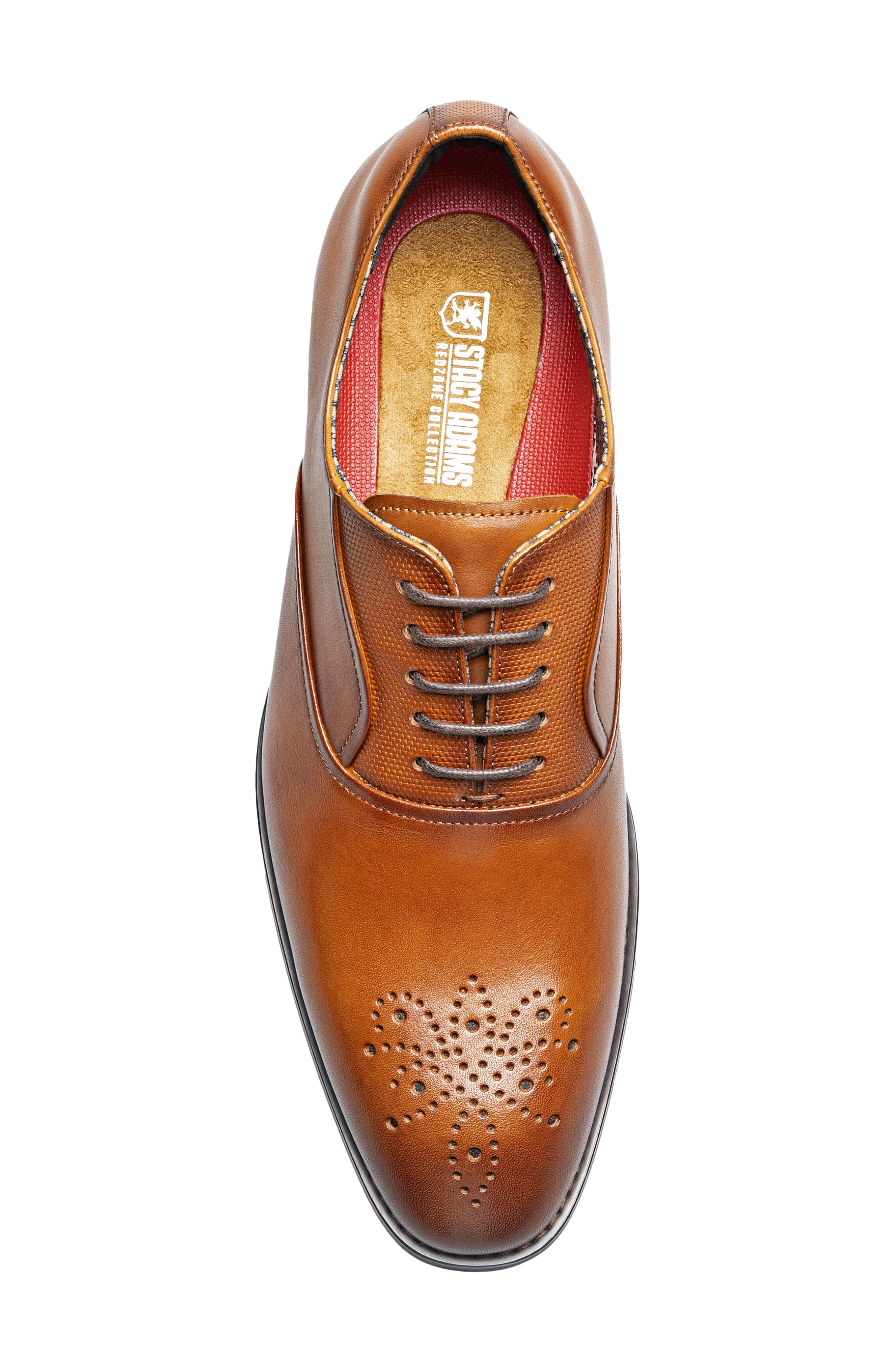 Langford Leather Oxford, Alternate, color, COGNAC