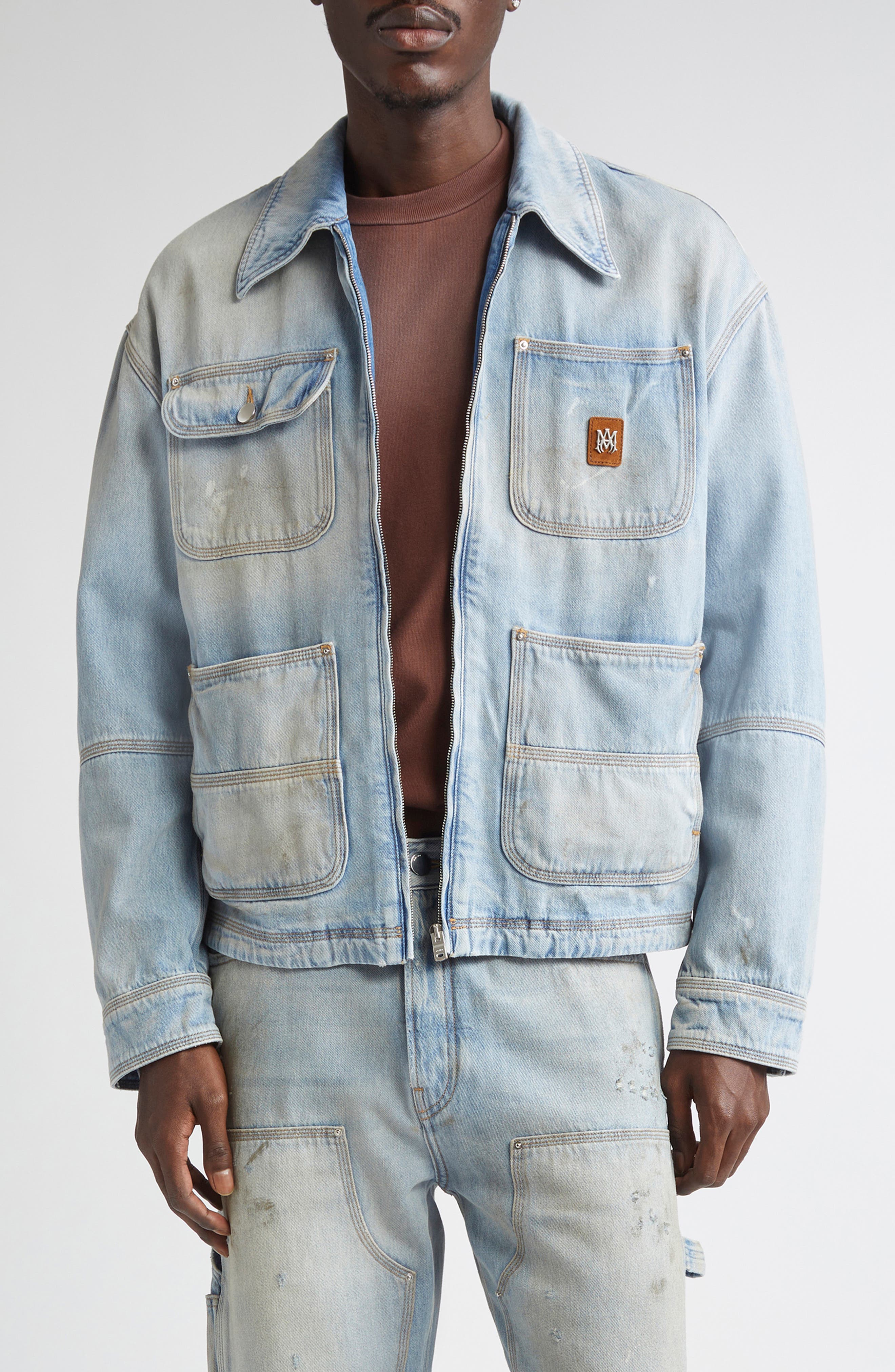 AMIRI Lightweight Denim Work Jacket