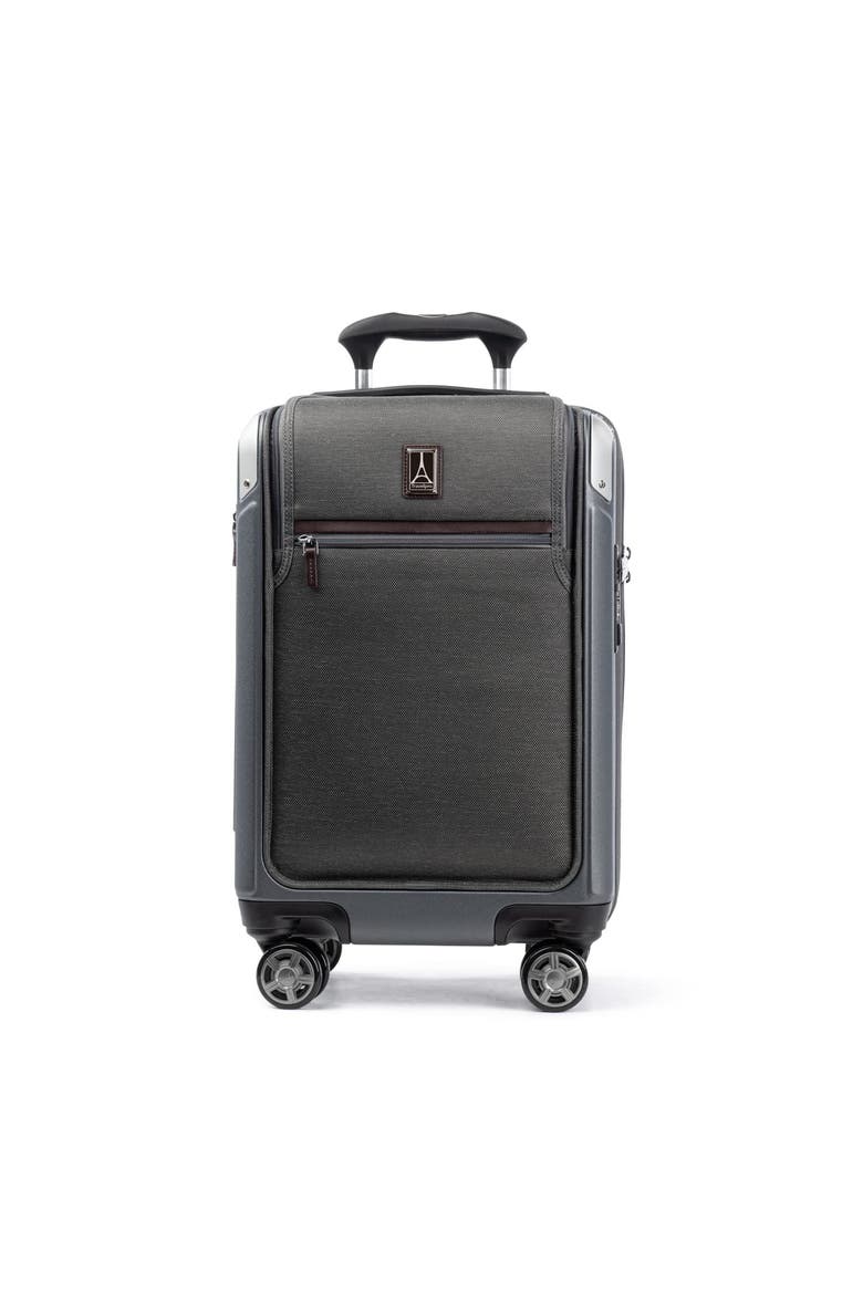 Platinum Elite Hardside Expandable 20" Compact Carry On, Fits up to 15.6" Laptop, Main, color, Vintage Grey