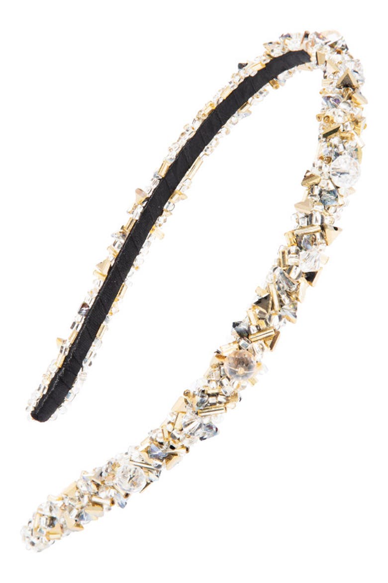 Crystal Coated Headband, Main, color, SILVER/ GOLD