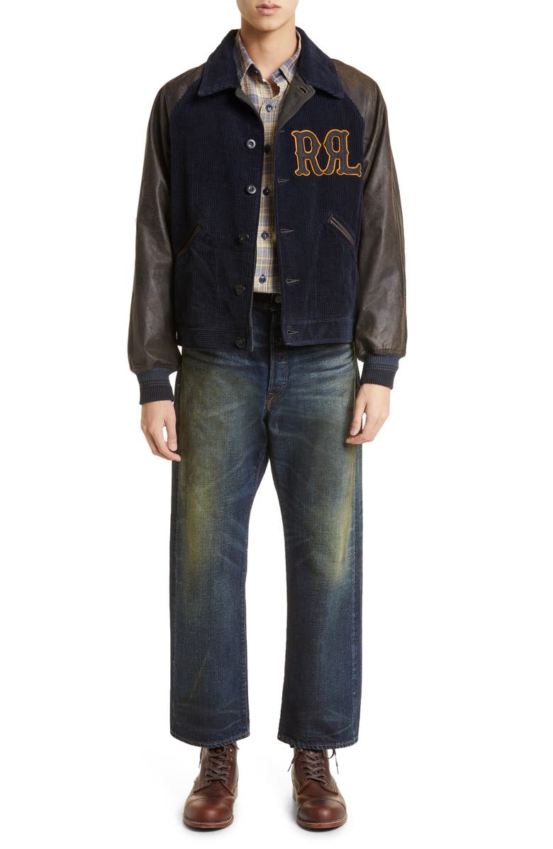 Double RL Vintage Straight Leg Jeans, Alternate, color, Givins Wash