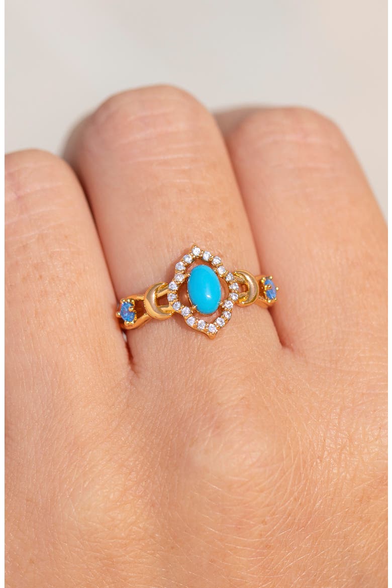 Disney Princess Jasmine Ring, Alternate, color, GOLD/ BLUE