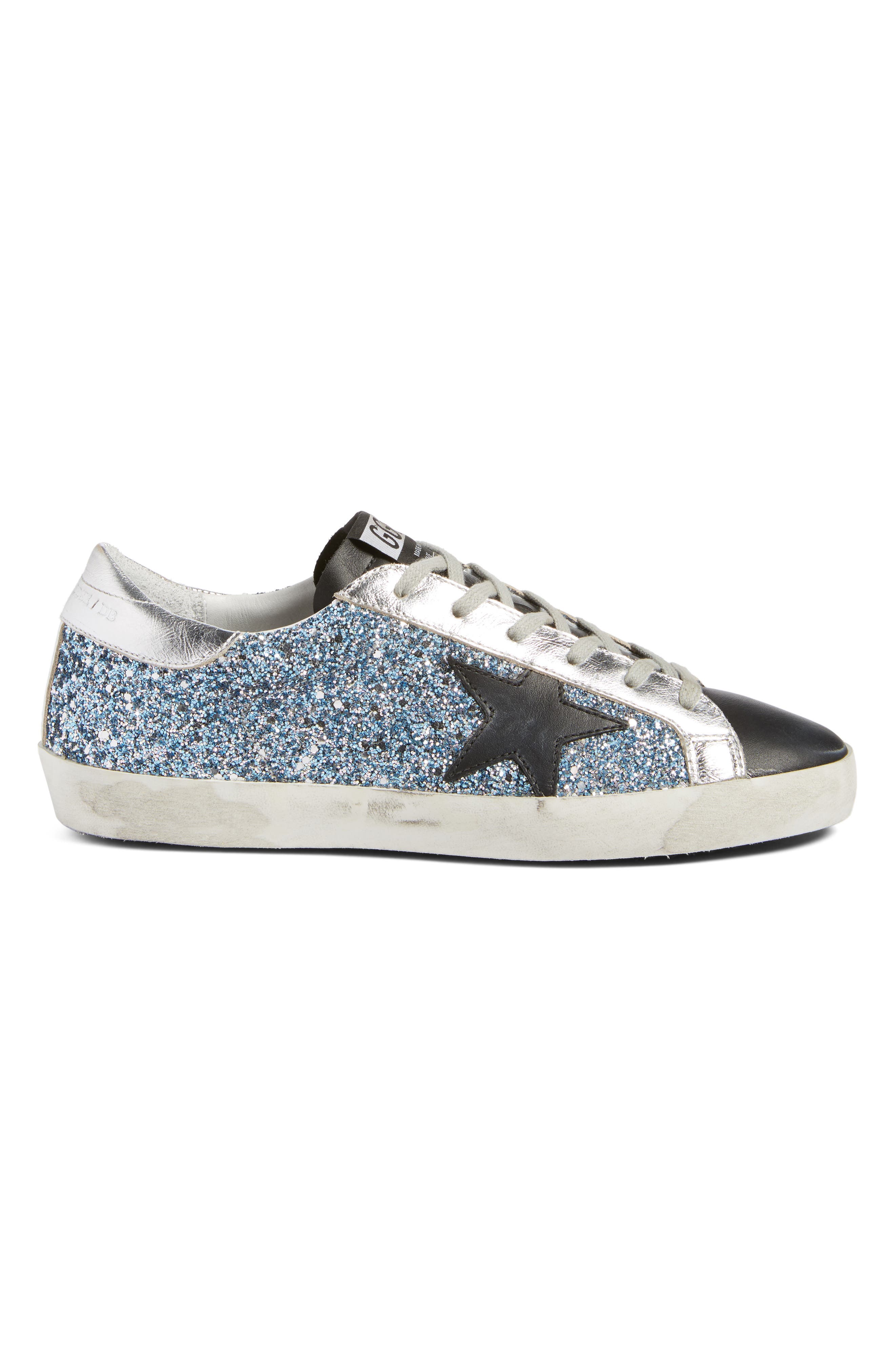Golden Goose Superstar Glitter Sneaker, Alternate, color, 