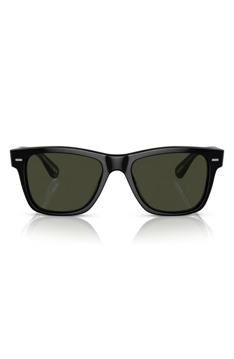 Oliver 51mm Polarized Pillow Sunglasses