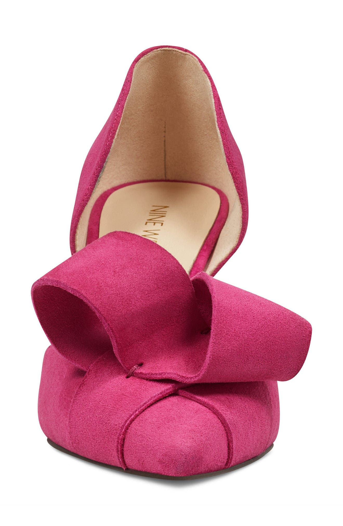 McFally d'Orsay Pump, Alternate, color, PINK SUEDE