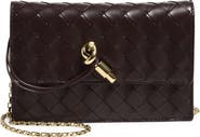 Bottega Veneta Slim Andiamo Intrecciato Lambskin Crossbody Wallet