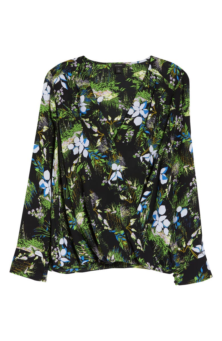 Halogen<sup>®</sup> Cross Front Blouse, Alternate, color, 