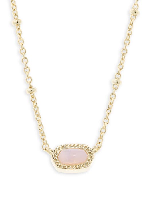 Kendra Scott Elisa Mini Pendant Necklace In Brown