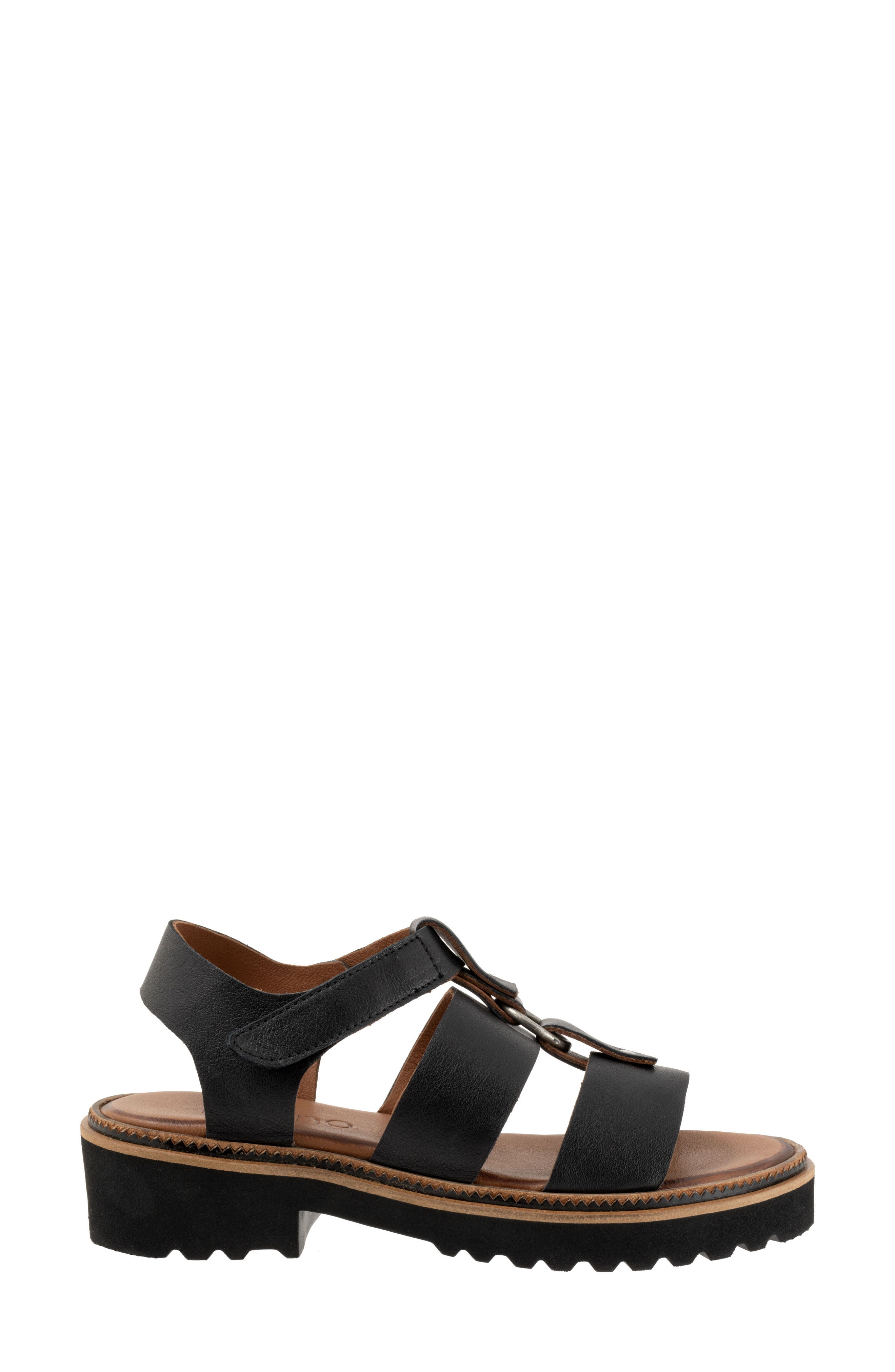 Bueno Athena Strappy Sandal, Alternate, color, Black
