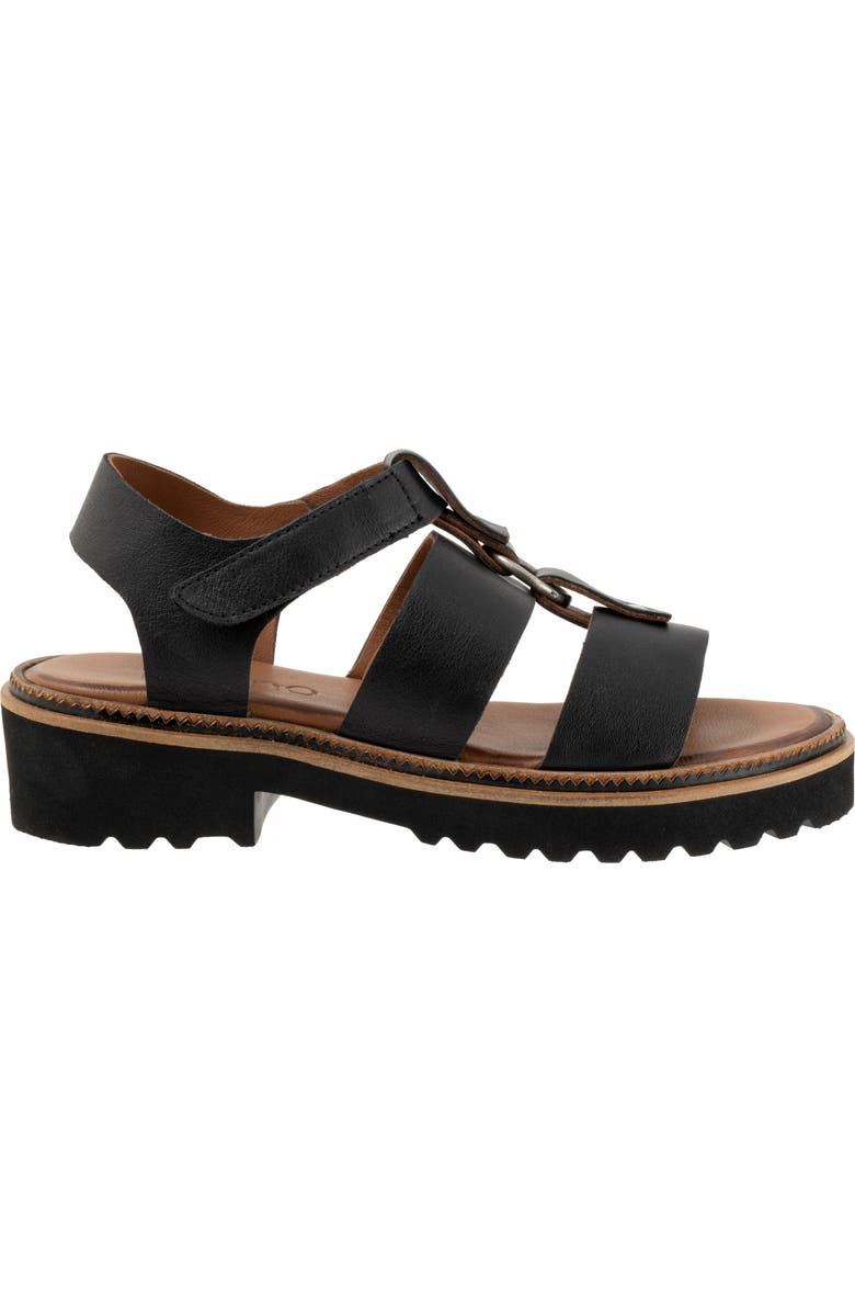 Bueno Athena Strappy Sandal, Alternate, color, Black