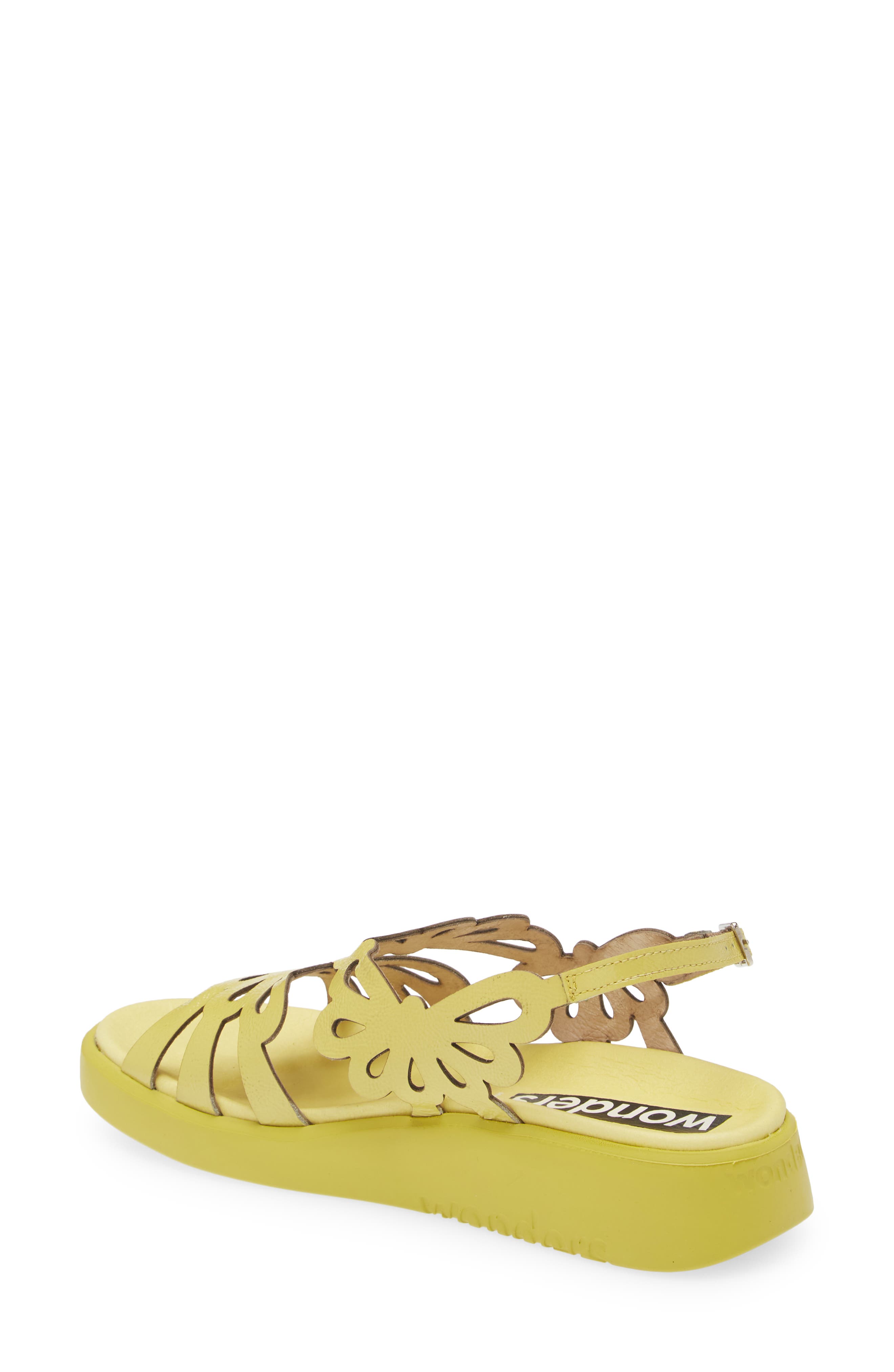 Wonders Platform Slingback Sandal, Alternate, color, Lack Lima