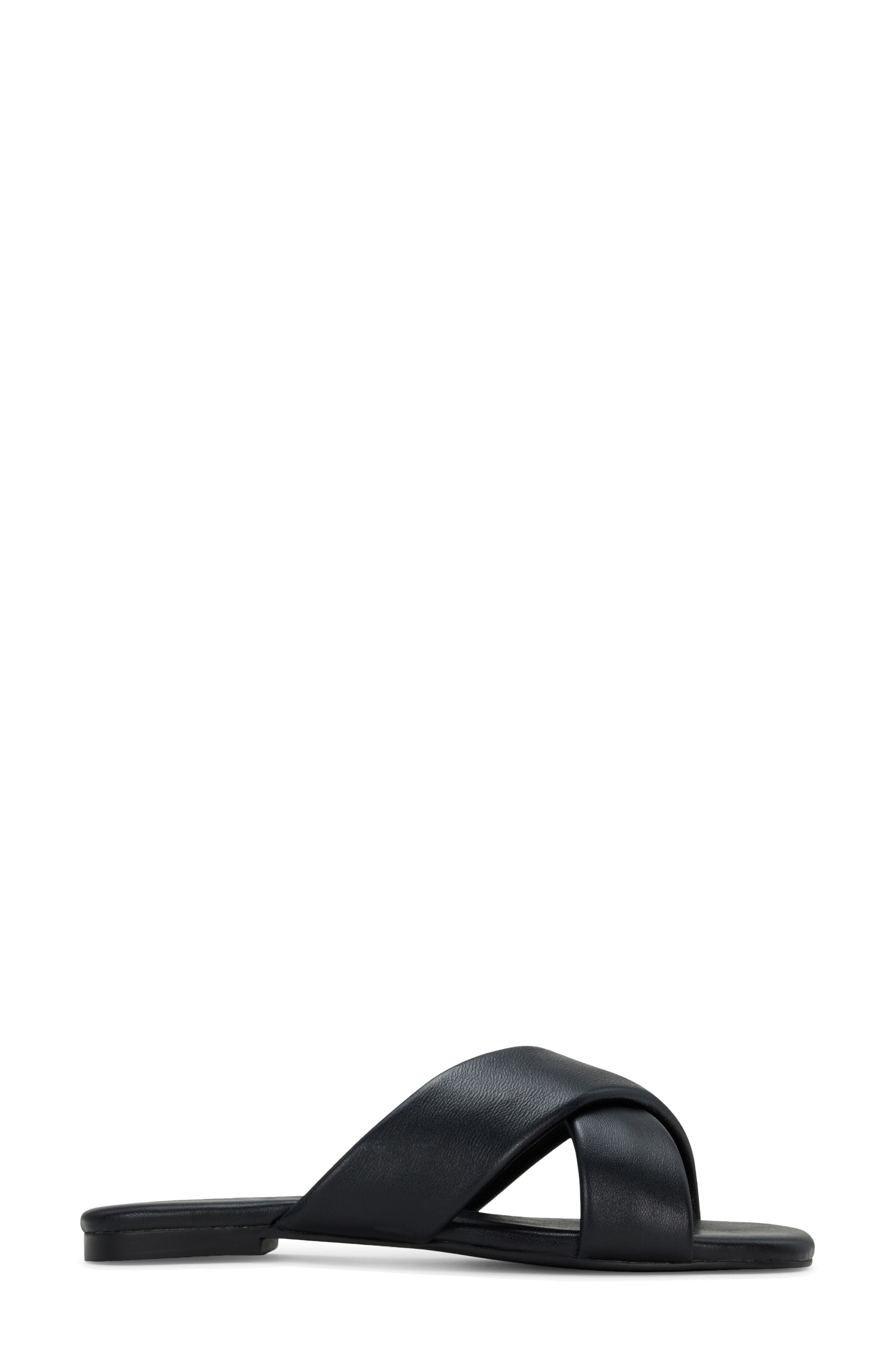 Yosi Samra Delancey Slide Sandal, Alternate, color, Black