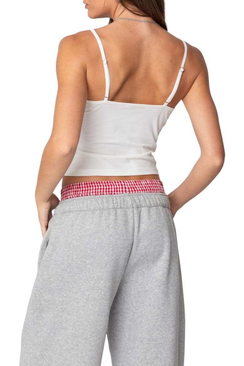 USA Stretch Cotton Camisole, Alternate, color, WHITE