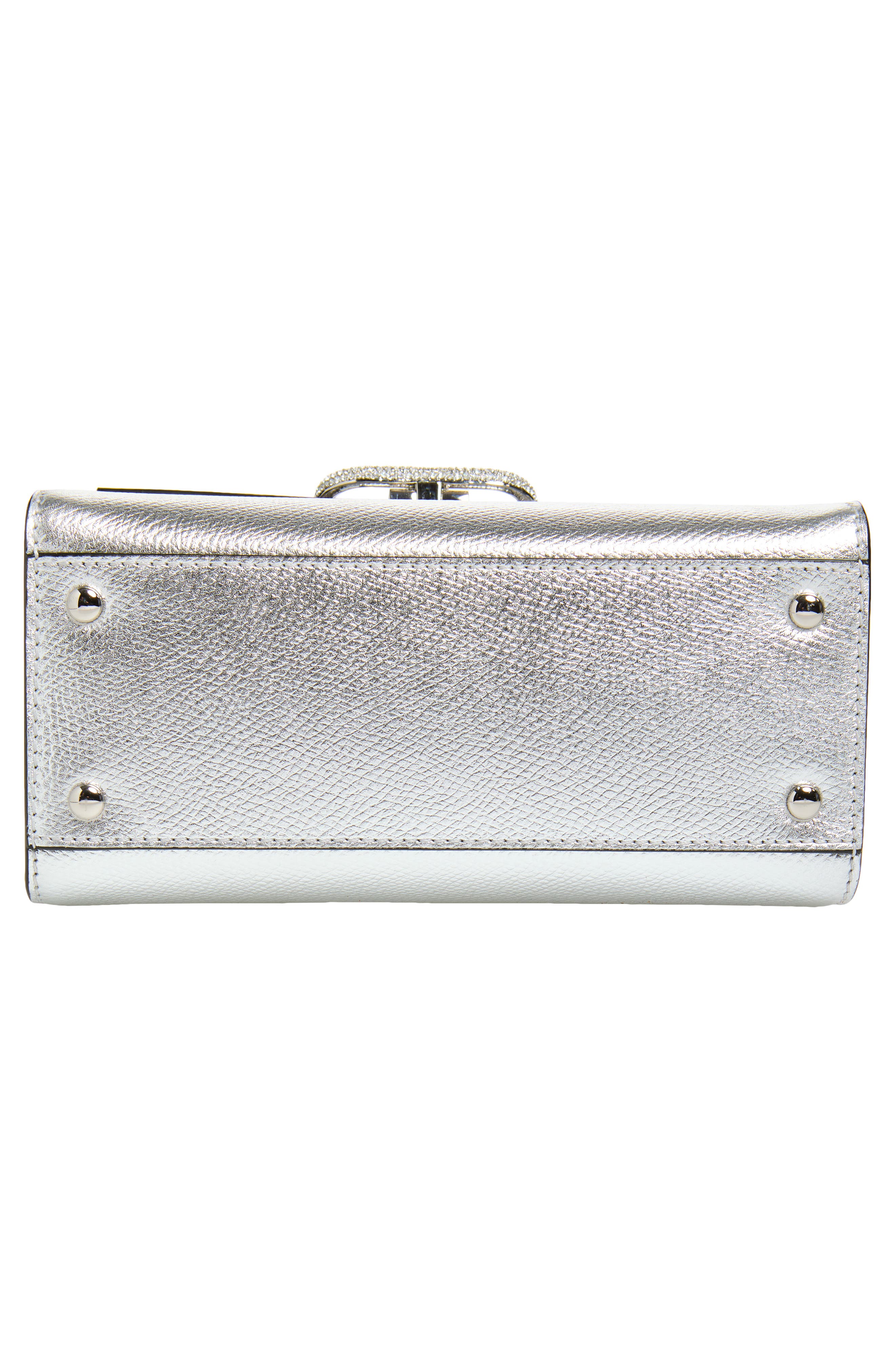 Valentino Garavani Mini Vsling Top Handle Bag, Alternate, color, Silver Lilac
