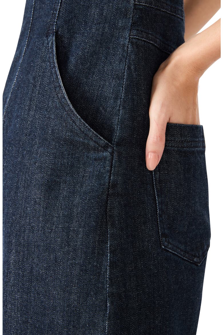 Minta Denim Dress, Alternate, color, DARK INDIGO