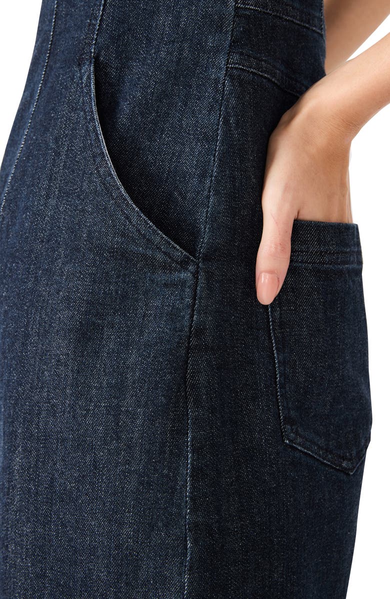 Steve Madden Minta Denim Dress, Alternate, color, Dark Indigo