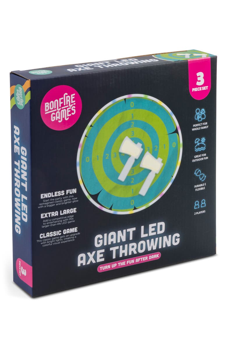 Core Home Giant LED Axe Throwing 3-Piece Game, Alternate, color, Multi