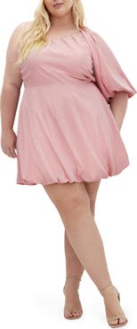 City Chic Mercy One Shoulder Minidress