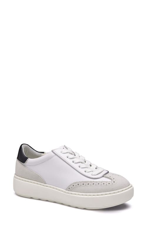 Johnston & Murphy Collection Cammie Low Top Sneaker In White