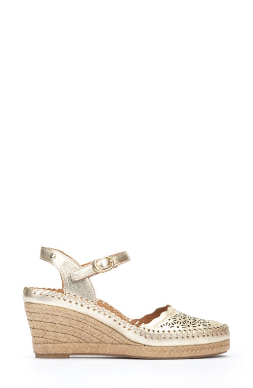 Pikolinos Vila Espadrille Wedge In Carrara
