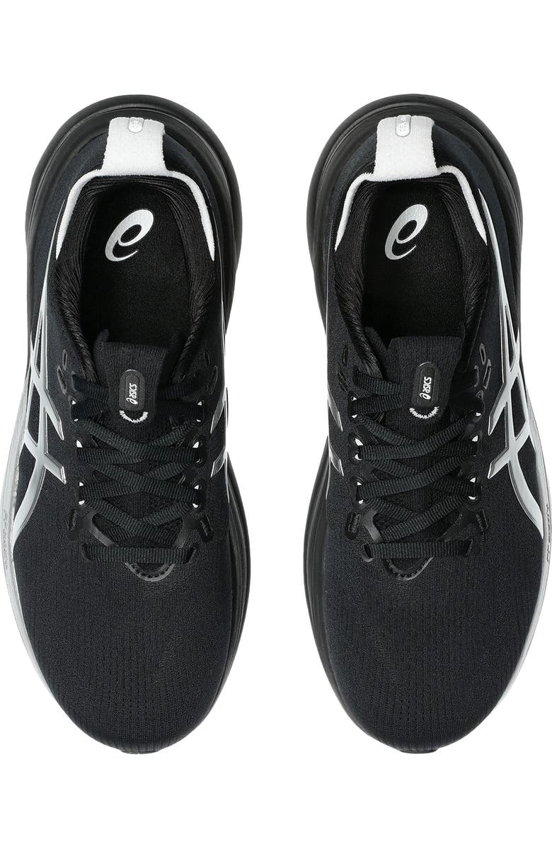 ASICS<sup>®</sup> GEL-NIMBUS<sup>®</sup> 28 Platinum Running Shoe, Alternate, color, Platinum/ Black