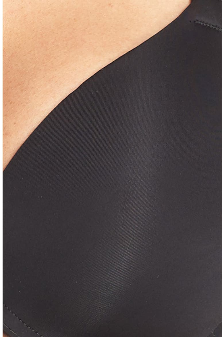 Pure Luxe Underwire T-Shirt Bra, Alternate, color, BLACK