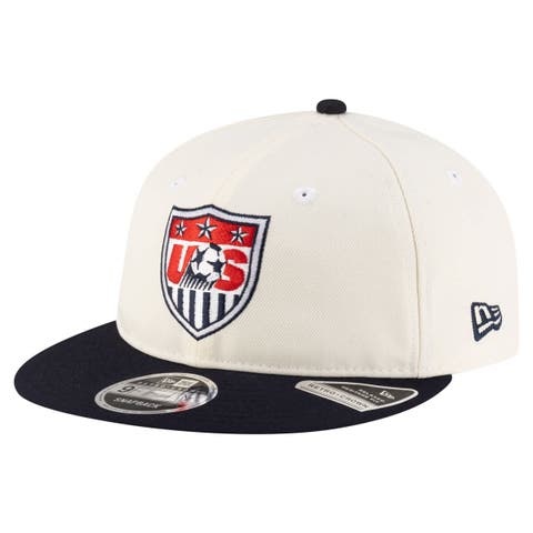 Men's New Era  Cream USMNT 1995 Retro-Crown 9FIFTY Adjustable Hat