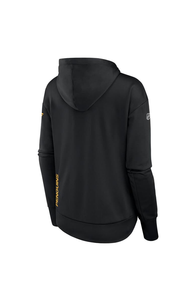 FANATICS Women's Fanatics Branded  Black Pittsburgh Penguins Authentic Pro Scuba Full-Zip Hoodie, Alternate, color, 