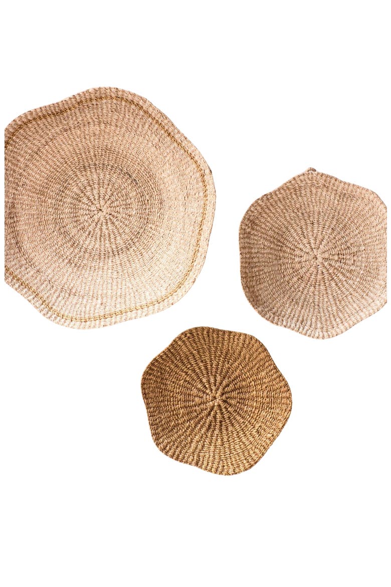 Scallop Edge Wall Basket, Alternate, color, Natural