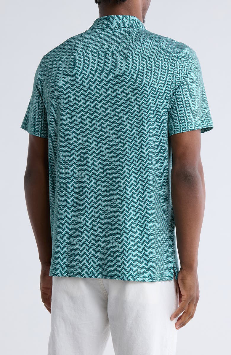 Original Penguin Herit Polo, Alternate, color, Galapagos Green