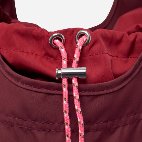 Bybba The Balos Tote Bag In Cranberry