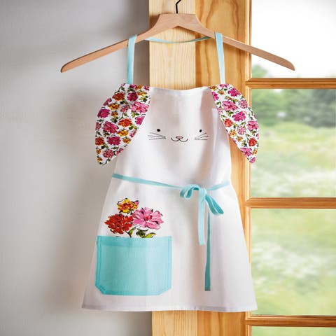 In Bloom Bunny Kids Apron Multi Cotton Spring