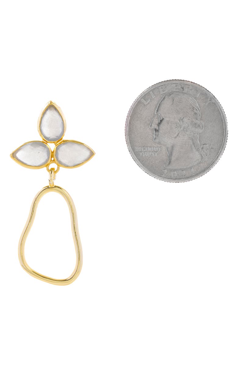 SAACHI Triple Gemstone Abstract Dangle Earrings, Alternate, color, 