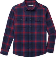 Fair Harbor Dunewood Stretch Flannel Button-Up Shirt