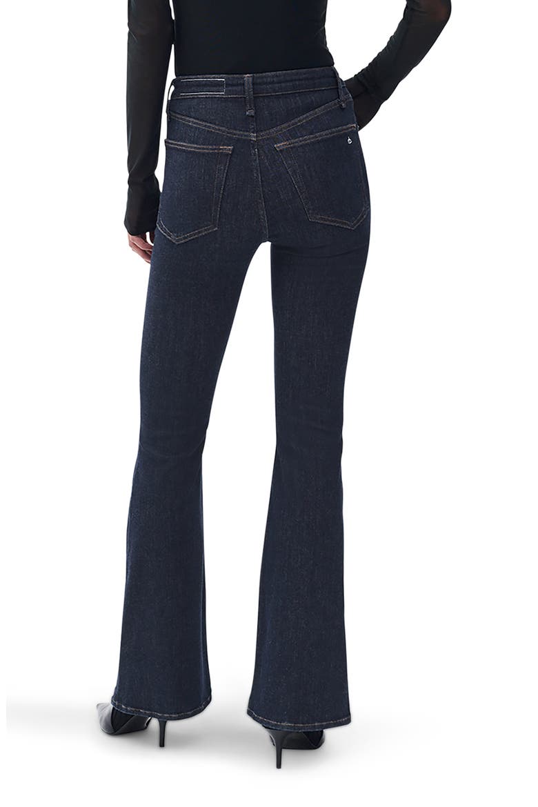 Dahlia Epic High Waist Flare Leg Jeans, Alternate, color, RINSE