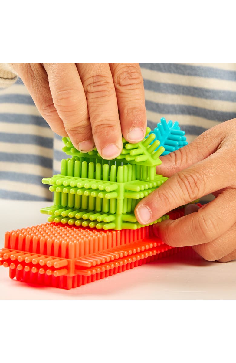 Miniland Pegy Bricks Vroom Ride, Alternate, color, Red Multi