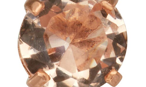 Fzn Gemstone Stud Earrings In Gold