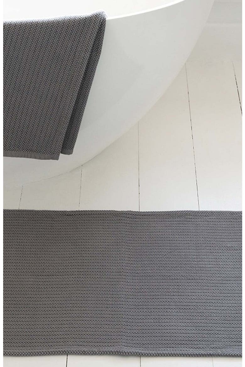 Cotton Rib Bath & Shower Mat - Set of 2, Alternate, color, Light Grey