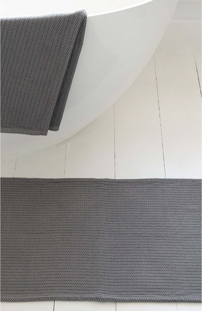 Mungo Cotton Rib Bath & Shower Mat - Set of 2, Alternate, color, Light Grey