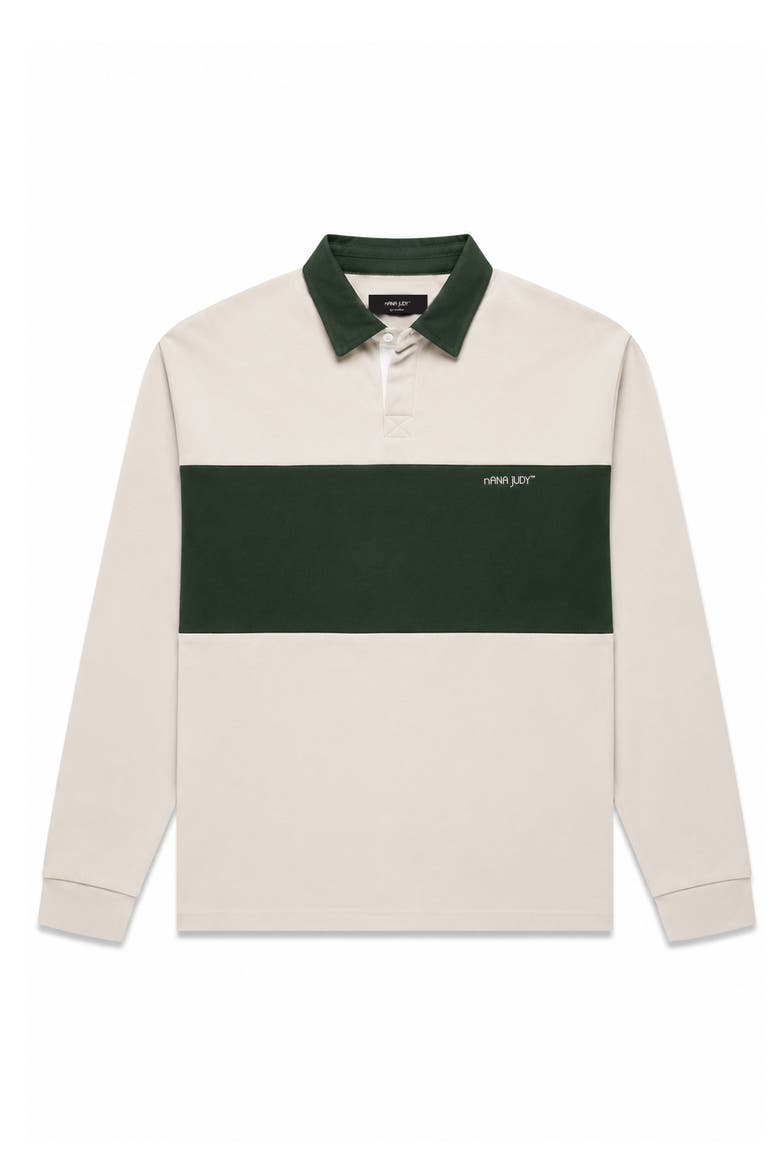Le Val Rugby Polo, Alternate, color, bone emerald