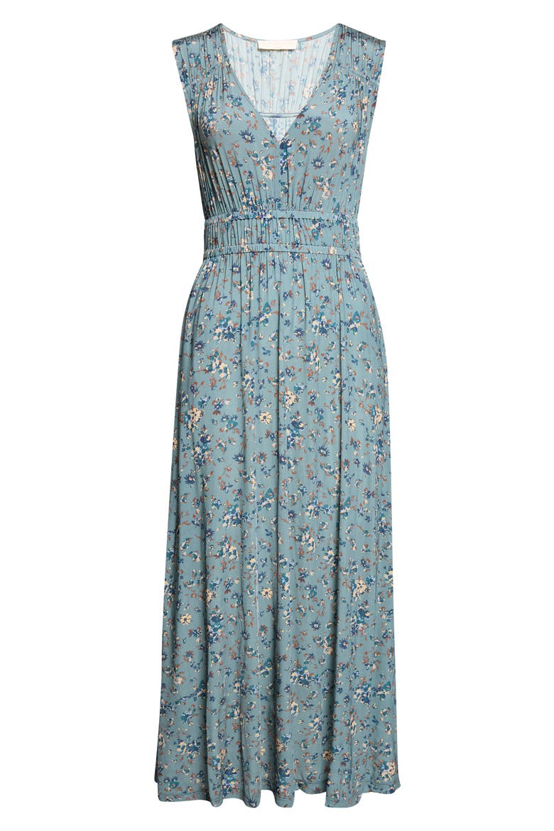Ursula Print Sleeveless Maxi Dress, Main, color, CELESTE FLORAL
